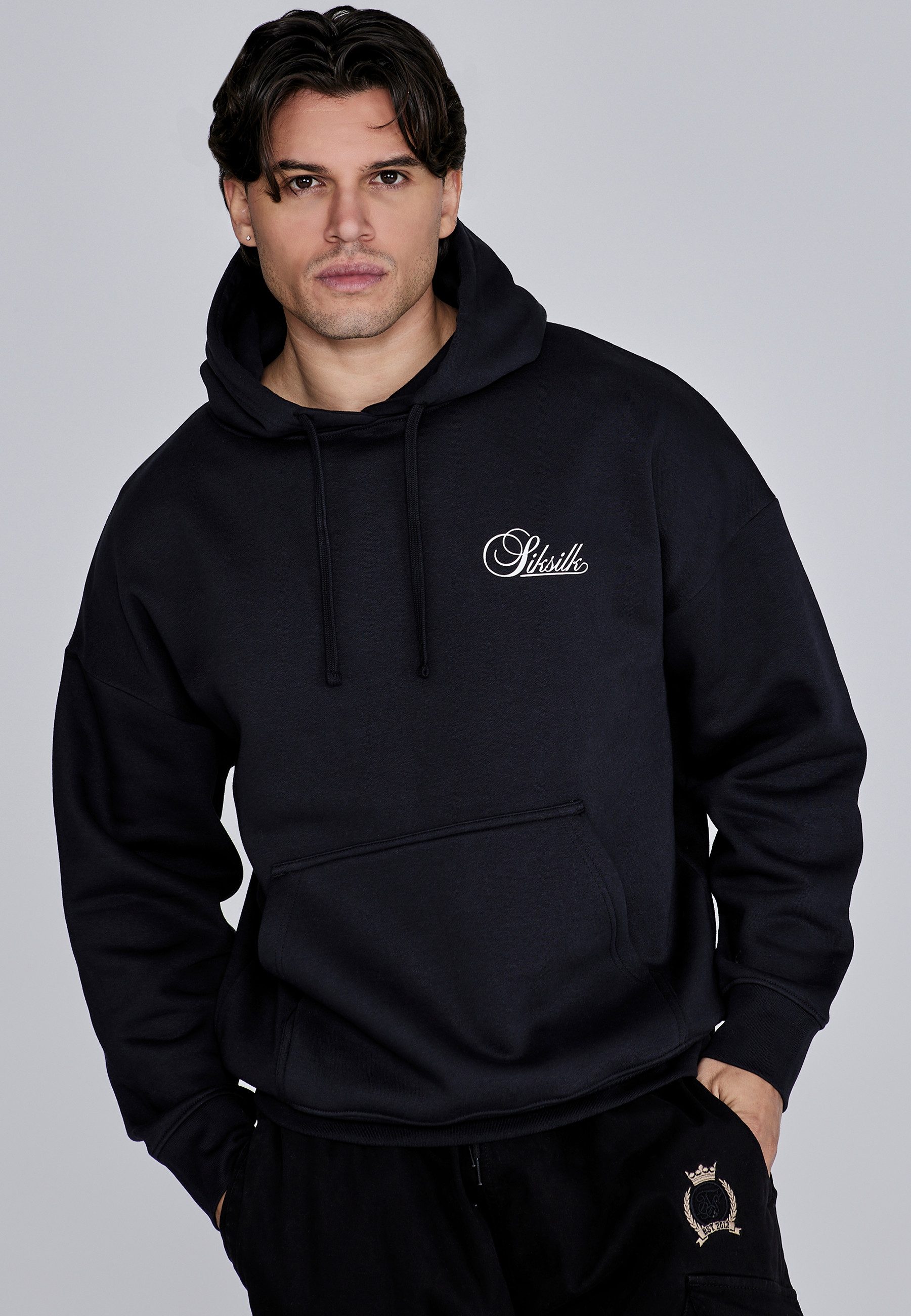 Hoodie SikSilk Herren Essentials Hoodie
