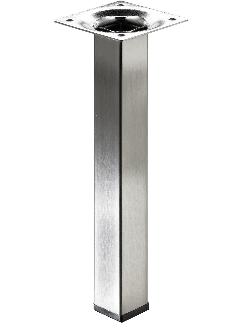 Hettich Tischbein Hettich Tischbein Edelstahl-Optik 25 x 25 x 200 mm