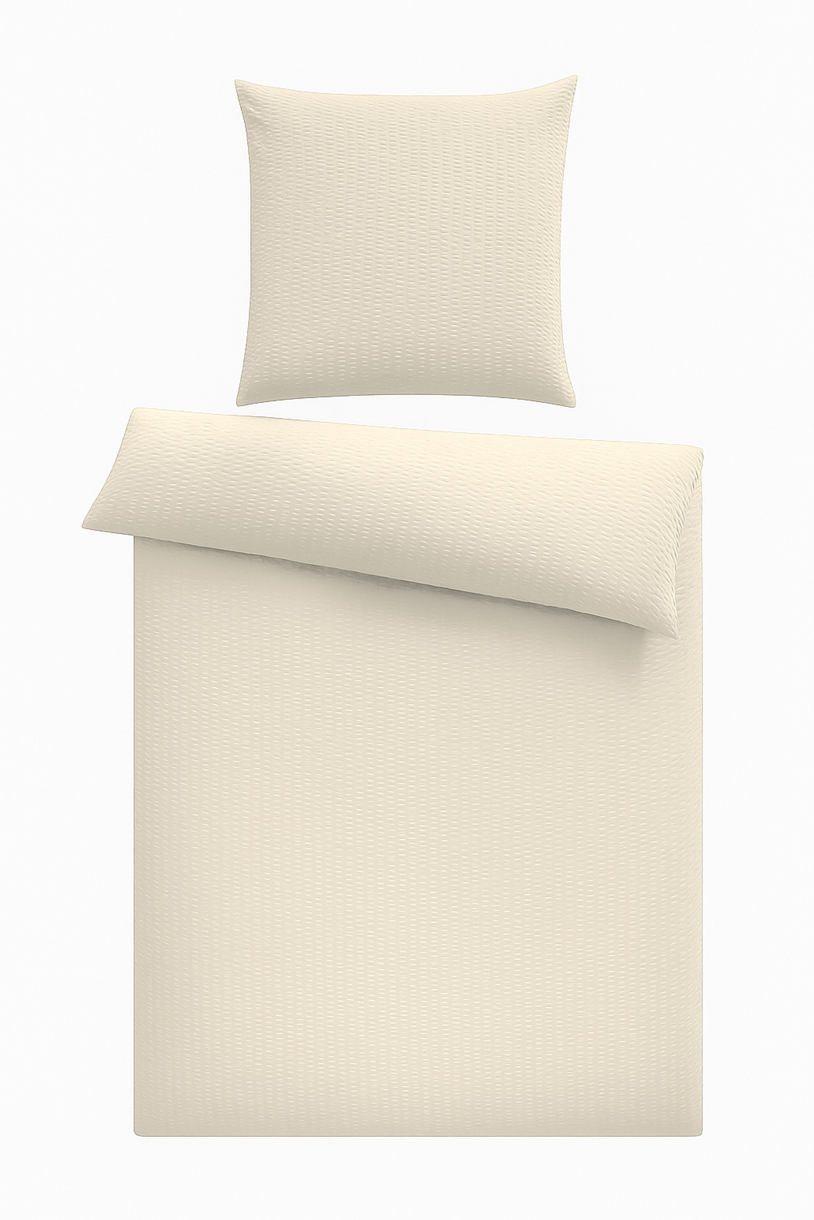One Home Bettwäsche Seersucker Uni, Seersucker, günstig online kaufen
