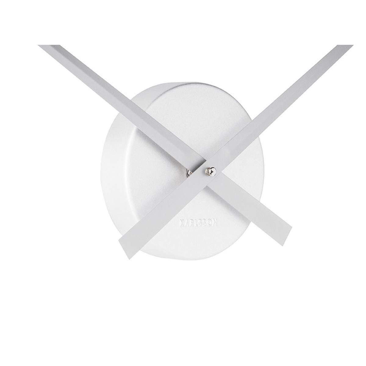 Karlsson Uhr Wanduhr Little Big Time Mini Silver (44cm)