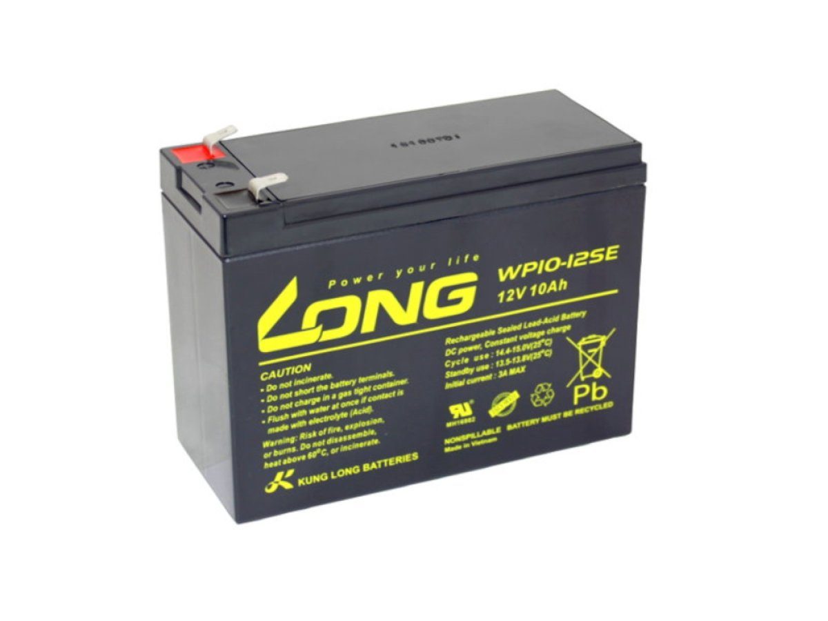 Kung Long 12V 10Ah ersetzt 6-MF-10 6-FM-10 6FM10 AGM Batterie Bleiakkus 10000 mAh (12 V), universell einsetzbar