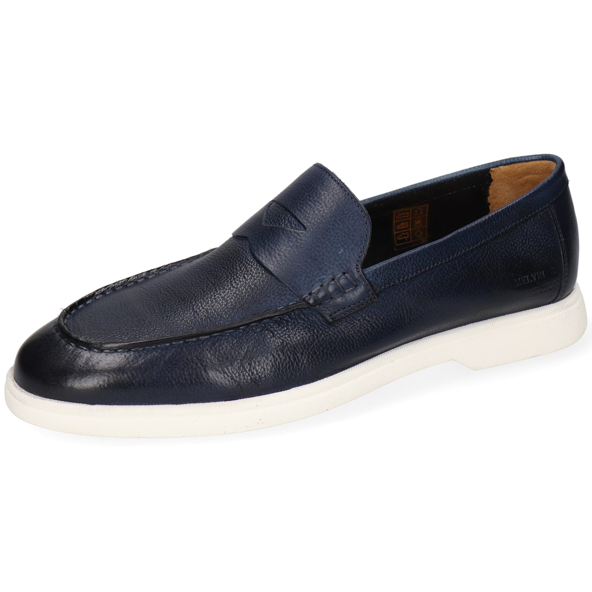 Melvin & Hamilton Dean 3 Leder-Loafers für Herren Loafer Flache Absätze, Echtes Leder