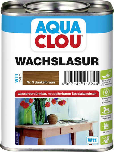 Aqua Clou Lasur Aqua Clou Wachslasur 750 ml dunkelbraun