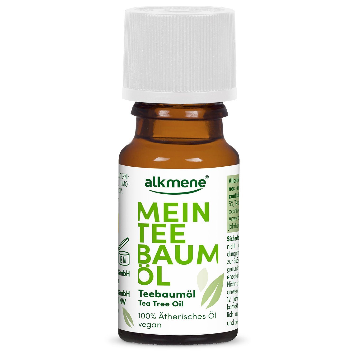 alkmene Körperöl 100% reines Teebaumöl 10 ml vegan & klimaneutral für Haut & Haar, 1-tlg.