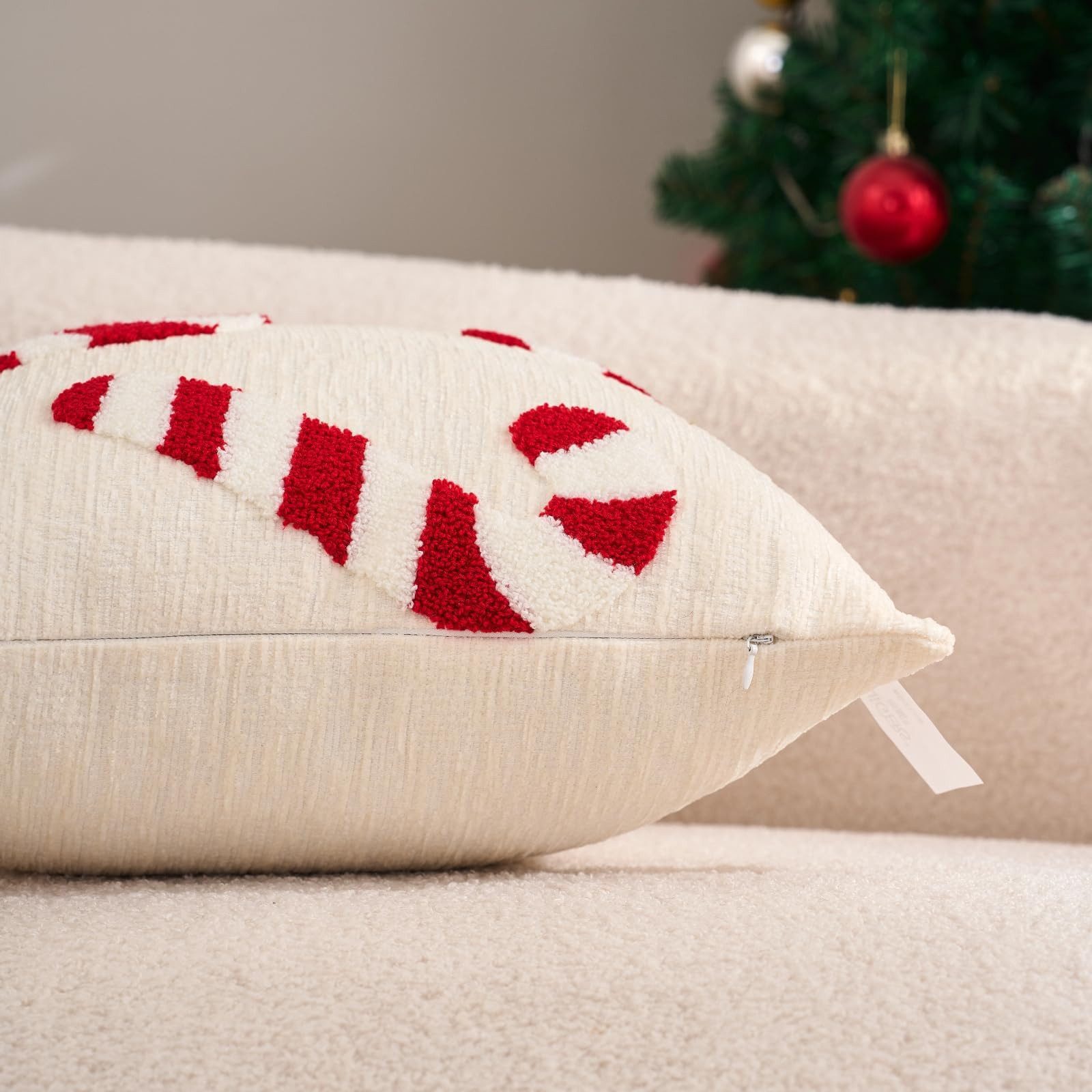 FOUORTUNATE-BEE Kissenhülle 2 Stück Weihnachtskissenbezug 45x45 cm Weihnach günstig online kaufen