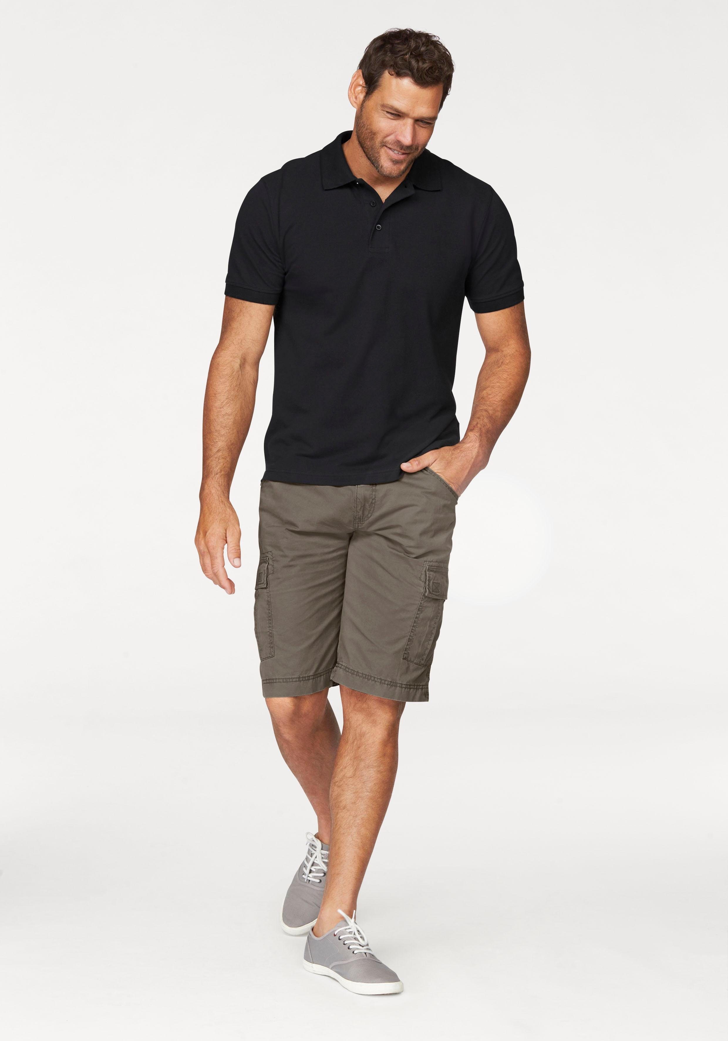 Man's World Poloshirt Kurzarm, lockere Passform, unifarben – Bild 5 von 5