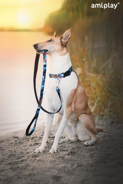 amiplay Hundeleine Adventure, Stoff auf Polypropylen-Gurtband (Führleine), Klassische Hundeleine ADVENTURE