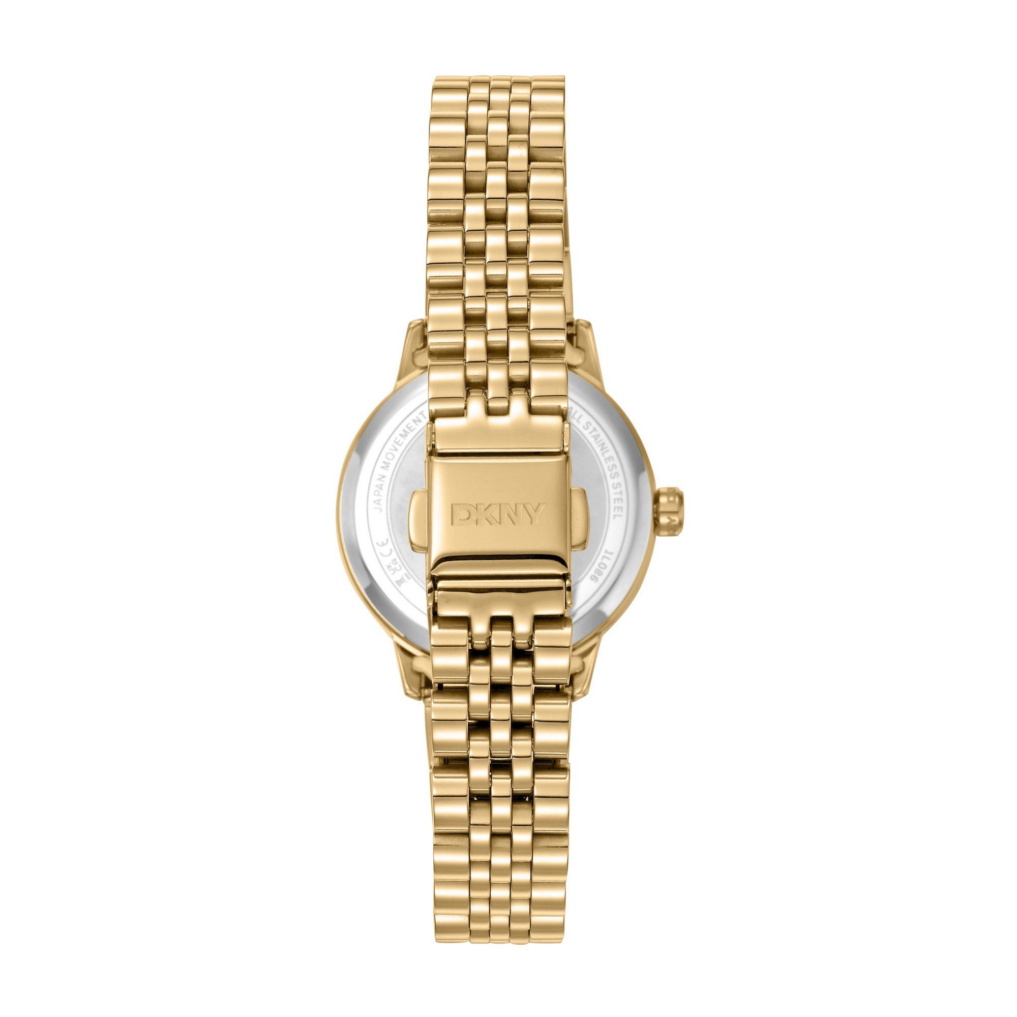 DKNY Quarzuhr Everyday DK1L086M0055, Armbanduhr, Damenuhr, Edelstahlarmband, analog