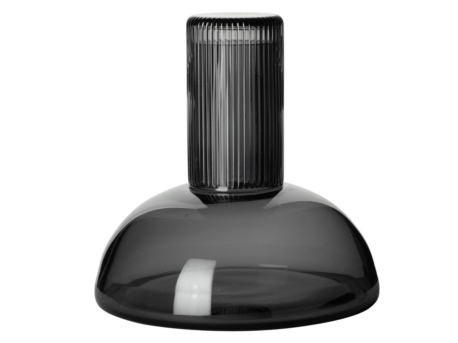 ASA SELECTION Karaffe Juna Karaffe mit Trinkglas grey 1,3l