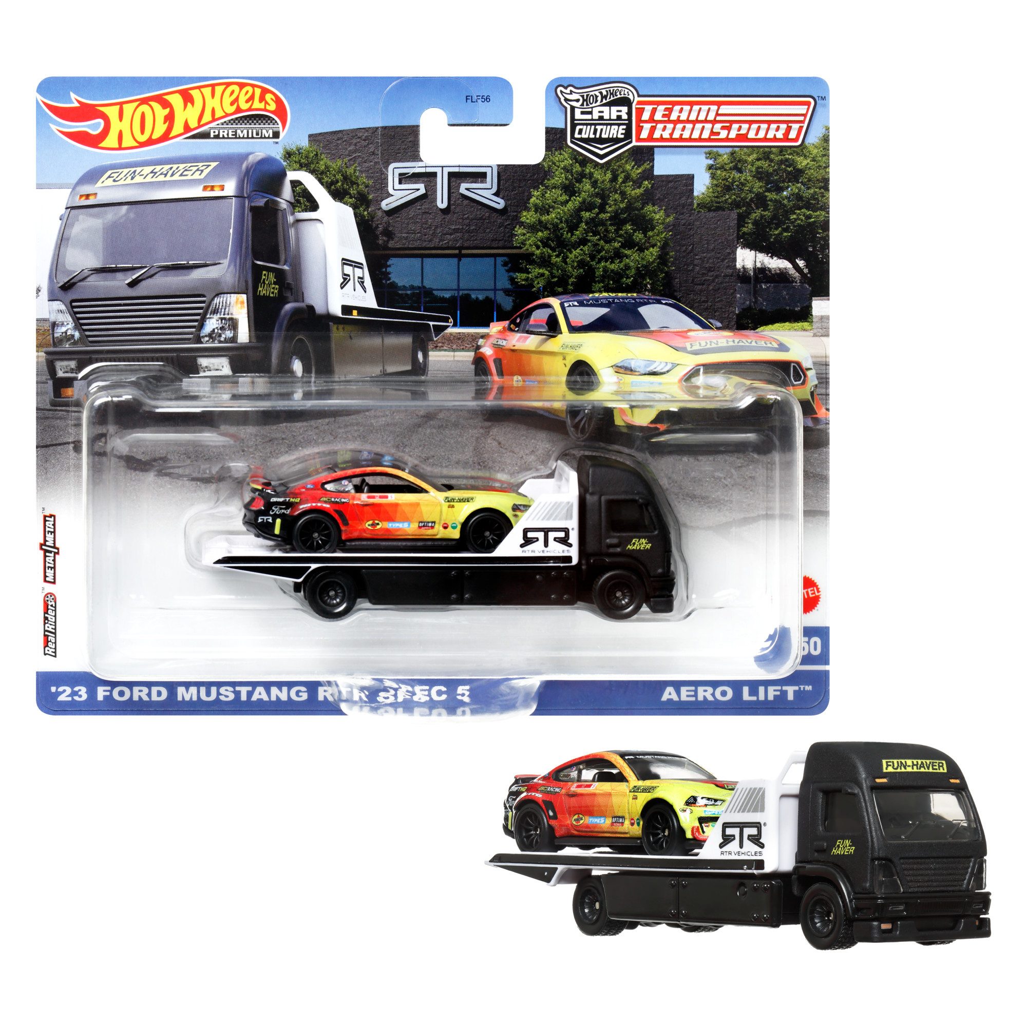 Hot Wheels Spielzeug-Auto Hot Wheels Premium Car Team Transport Sortiment, im Maßstab 1:64, Variante nicht wählbar