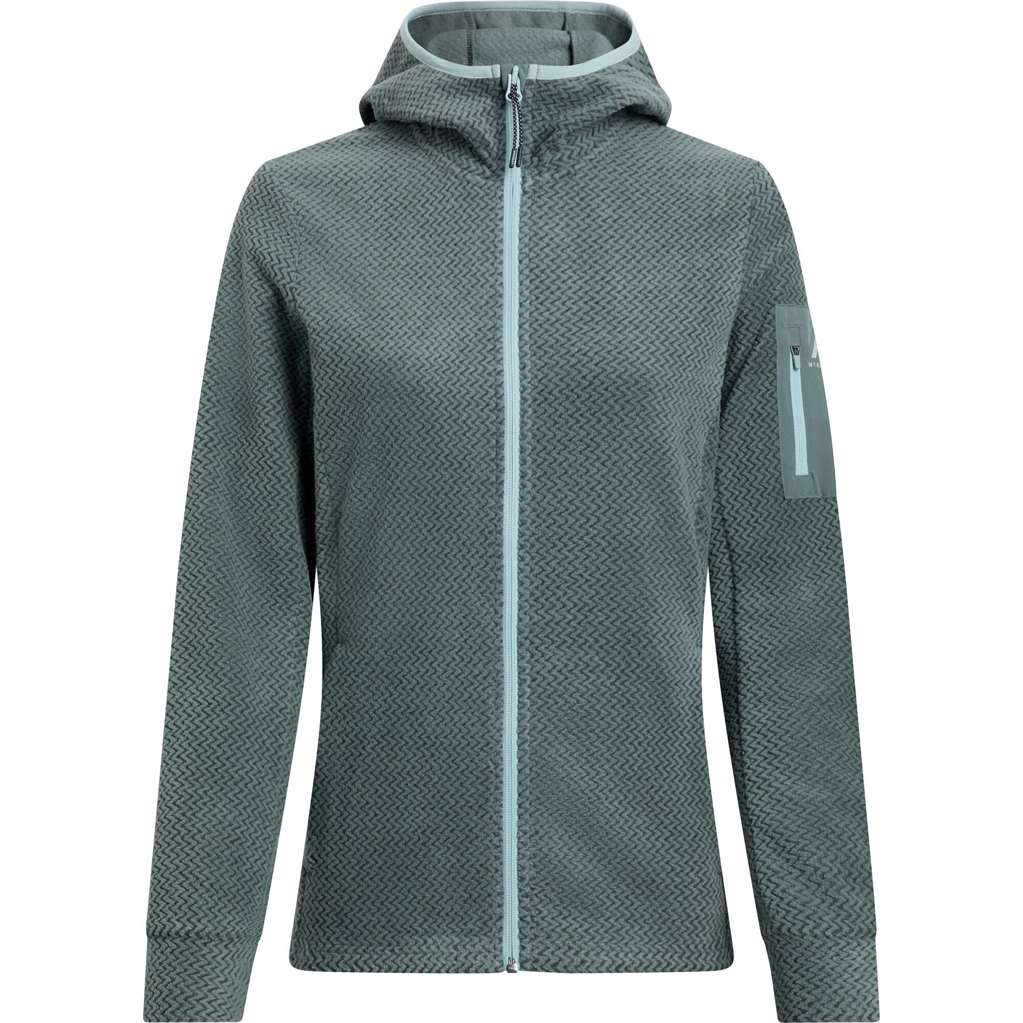 McKINLEY Outdoorjacke Da.-Unterjacke Hucture FZ W GREEN DARK
