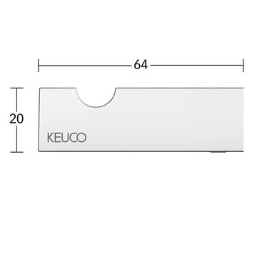 Keuco Badaccessoire-Set Edition 90 Square, Badezimmer-Zubehör-Set aus Seifenspender, Handtuch-Haken und Handtuchhalter, Set aus Lotionspender, Handtuchhaken und Handtuchring, verchromt