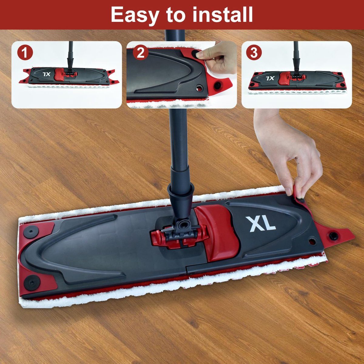 Kraftverdia 5er Pack Microfaser-Bezüge für Vileda Ultramax XL Mikrofaserpad – Bild 4 von 5