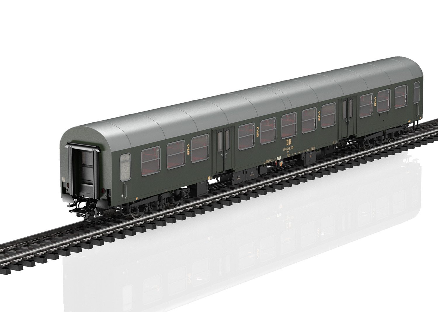 Märklin Personenwagen Personenwagen-Set Halberstädter Mitteleinstiegswagen - 42580, Spur H0, mit Beleuchtung