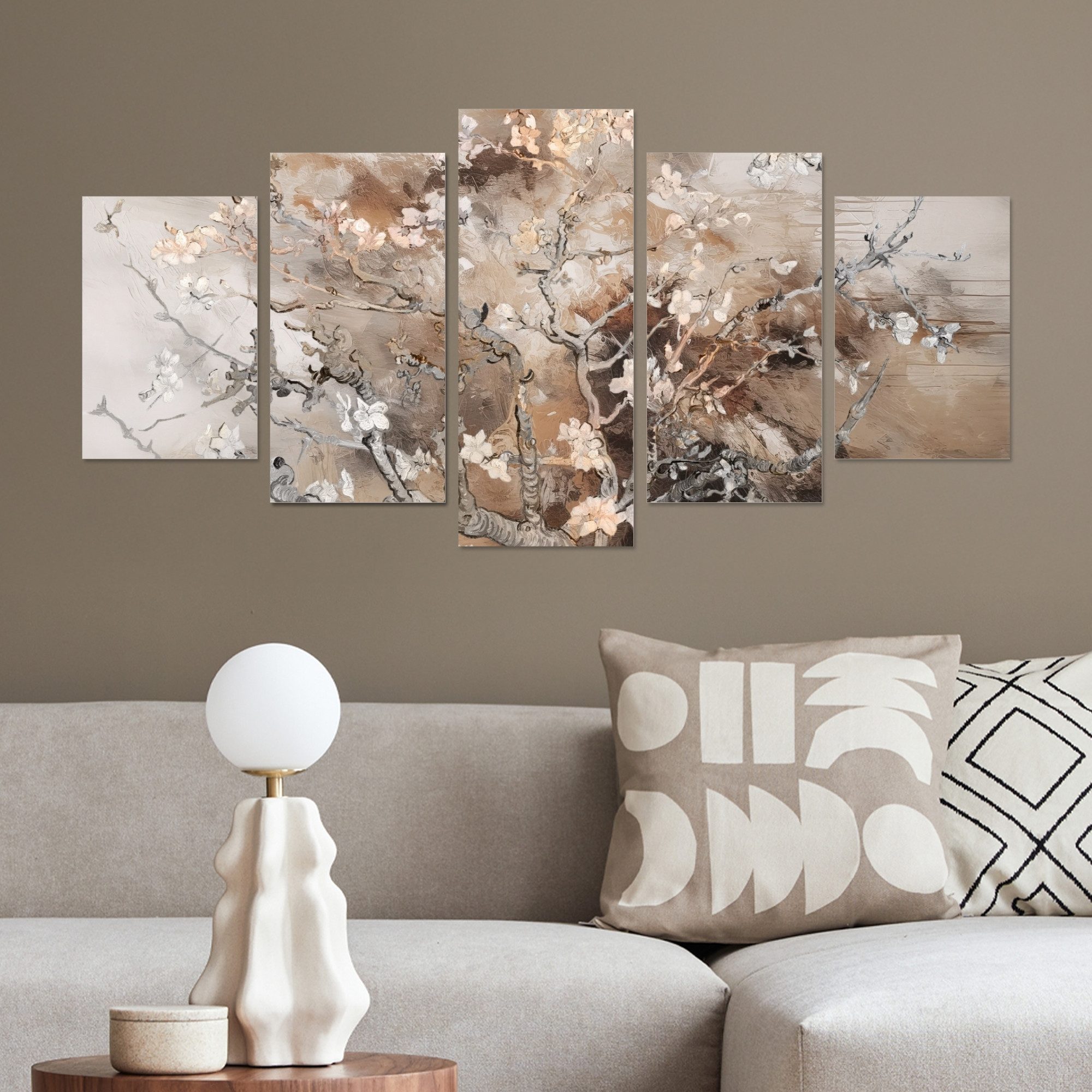 MuchoWow Leinwandbild Mandelblüte - Abstrakt - günstig online kaufen