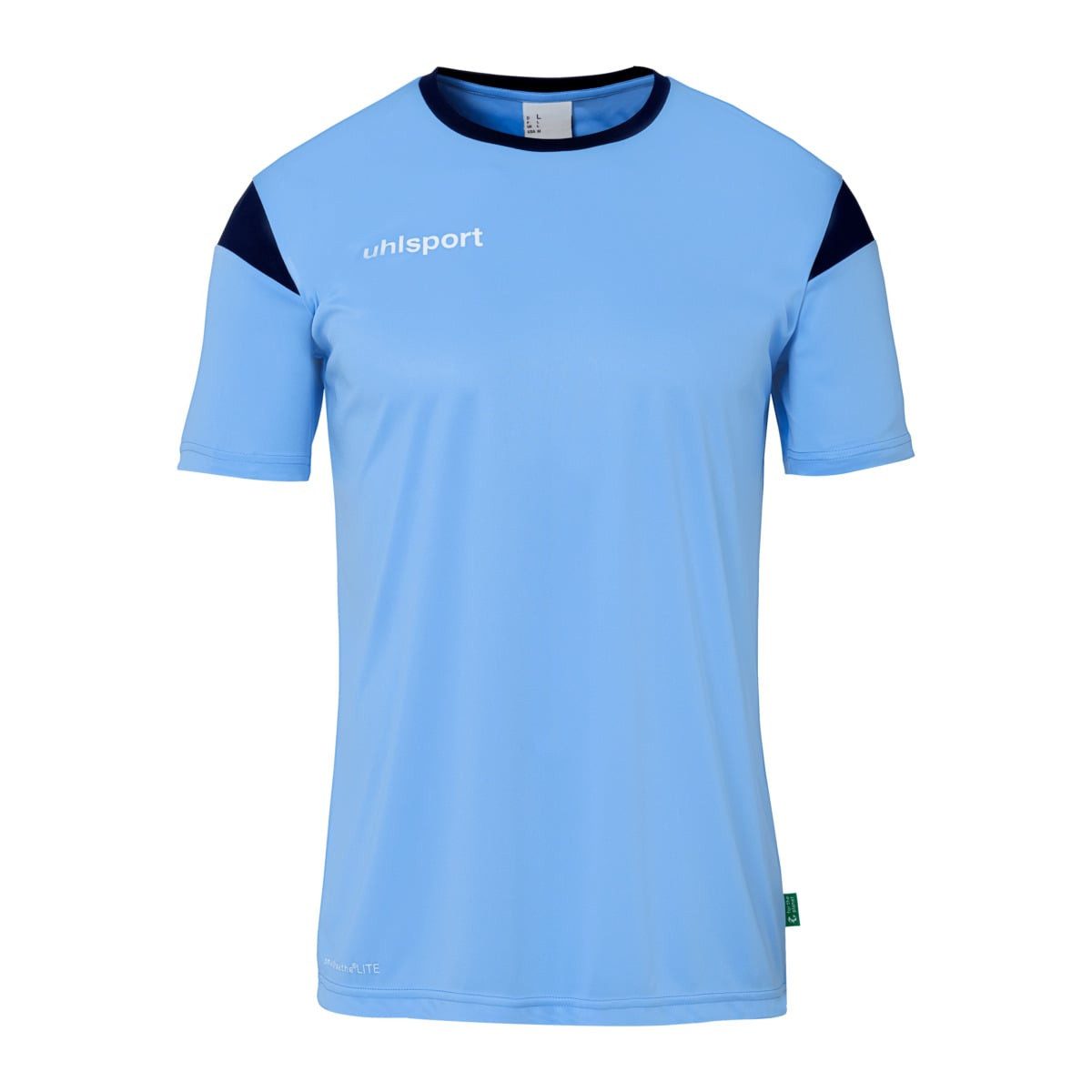 uhlsport T-Shirt Squad 27 (100% Polyester) skyblau/marineblau Herren