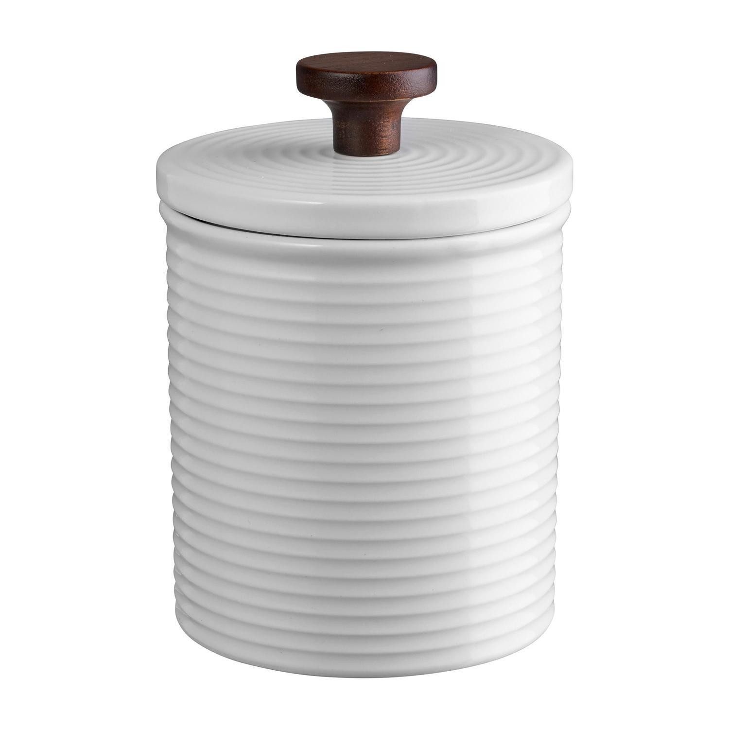 Vorratsdose mit Deckel KITCHEN'ART, Weiß, Ø 9,5 x H 13 cm