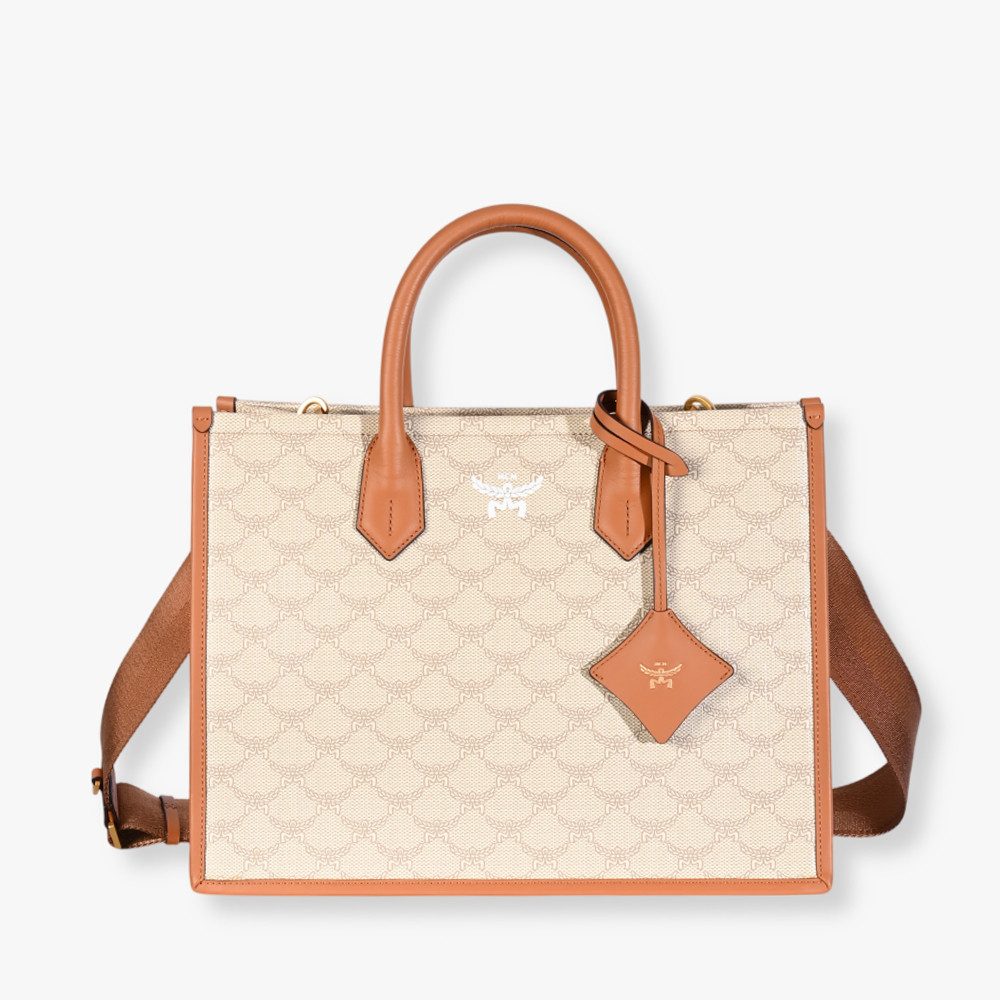 MCM Handtasche Medium Himmel Tote in Lauretos