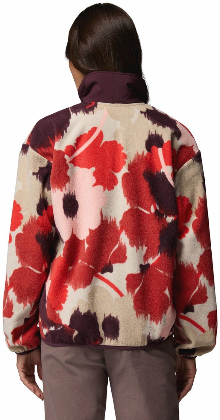 Columbia Rollkragenpullover Sequoia Grove Printed Half Zip WASHED RED, IKATBLOOM