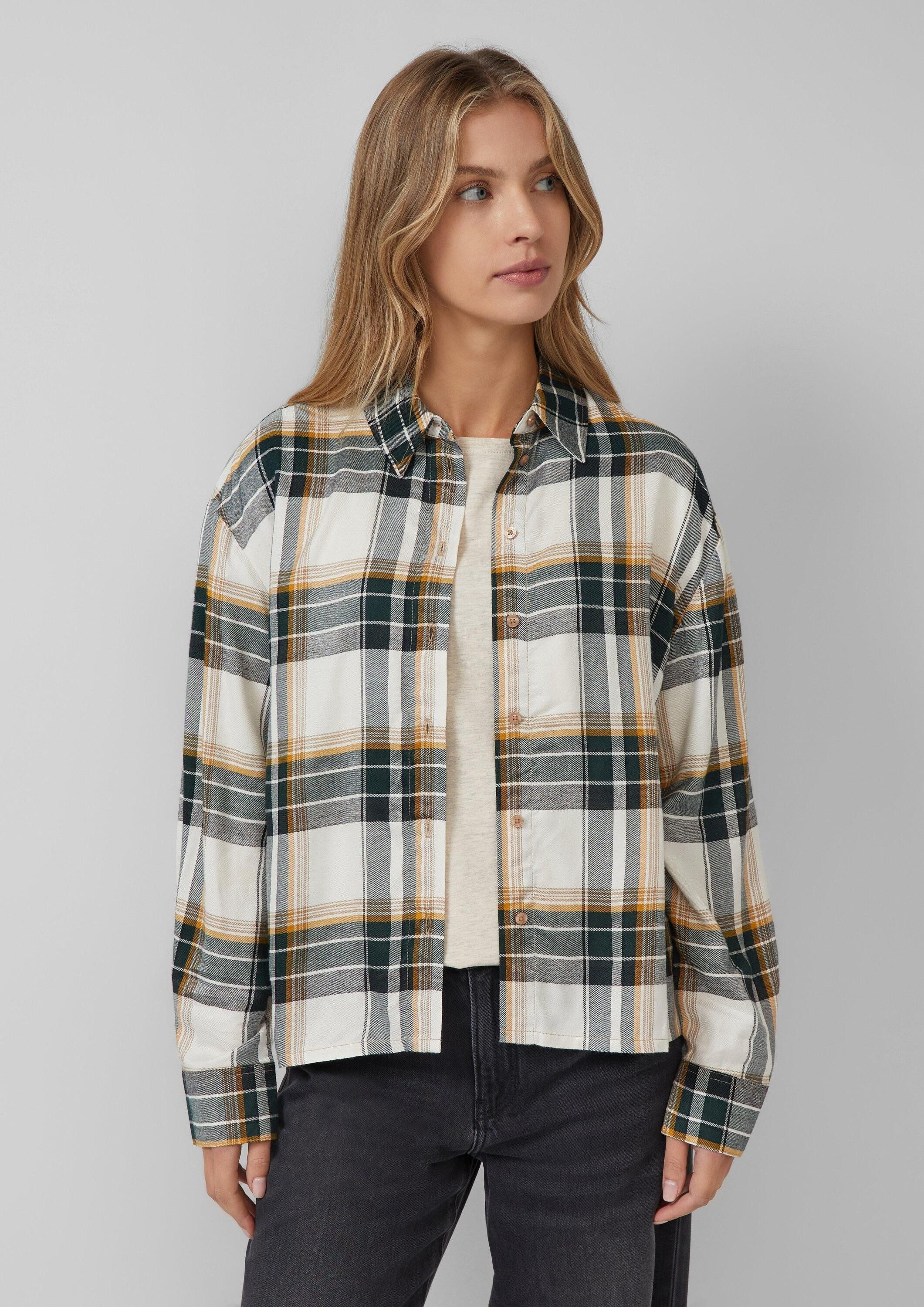 s.Oliver Langarmbluse Bluse Hemdbluse im Relaxed günstig online kaufen