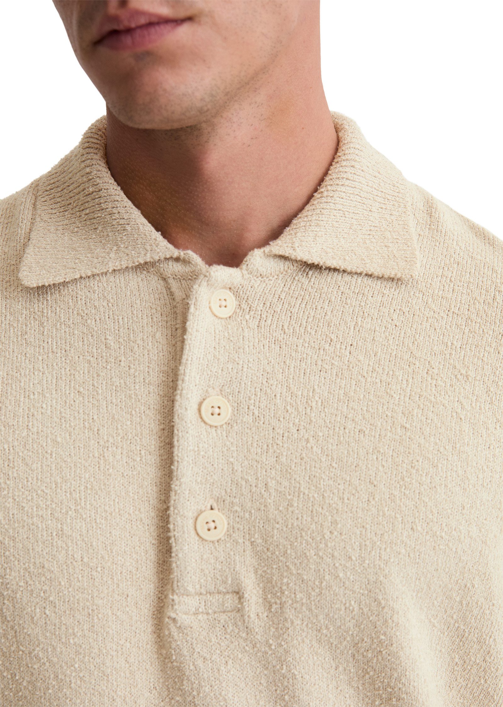 Marc O'Polo Strickpullover aus Bio-Baumwoll-Bouclé