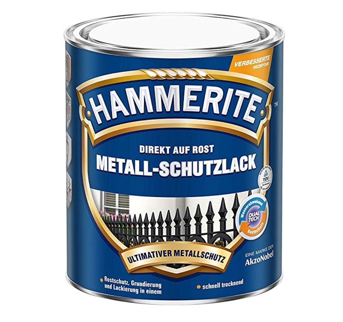 Metallschutzlack AKZO NOBEL 5272542 (Hammerite) Metall-Schutzlack Anthrazitgrau glänzen