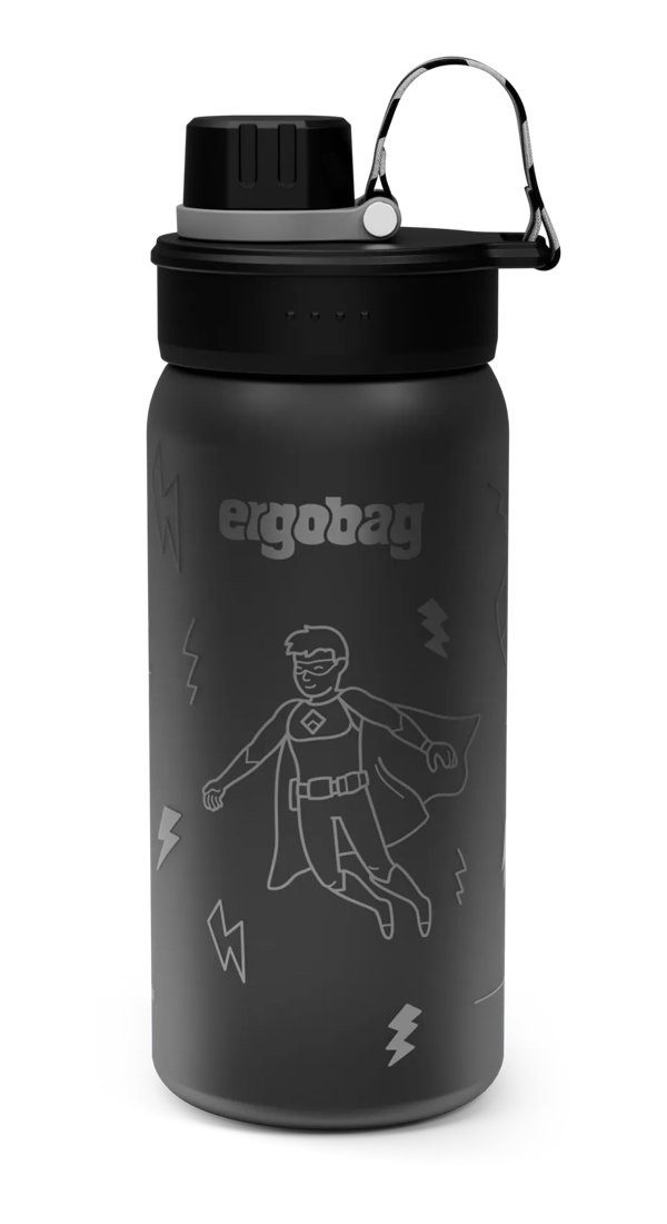 ergobag Trinkflasche Trinkflasche, auslaufsicher und kohlensäuregeeignet
