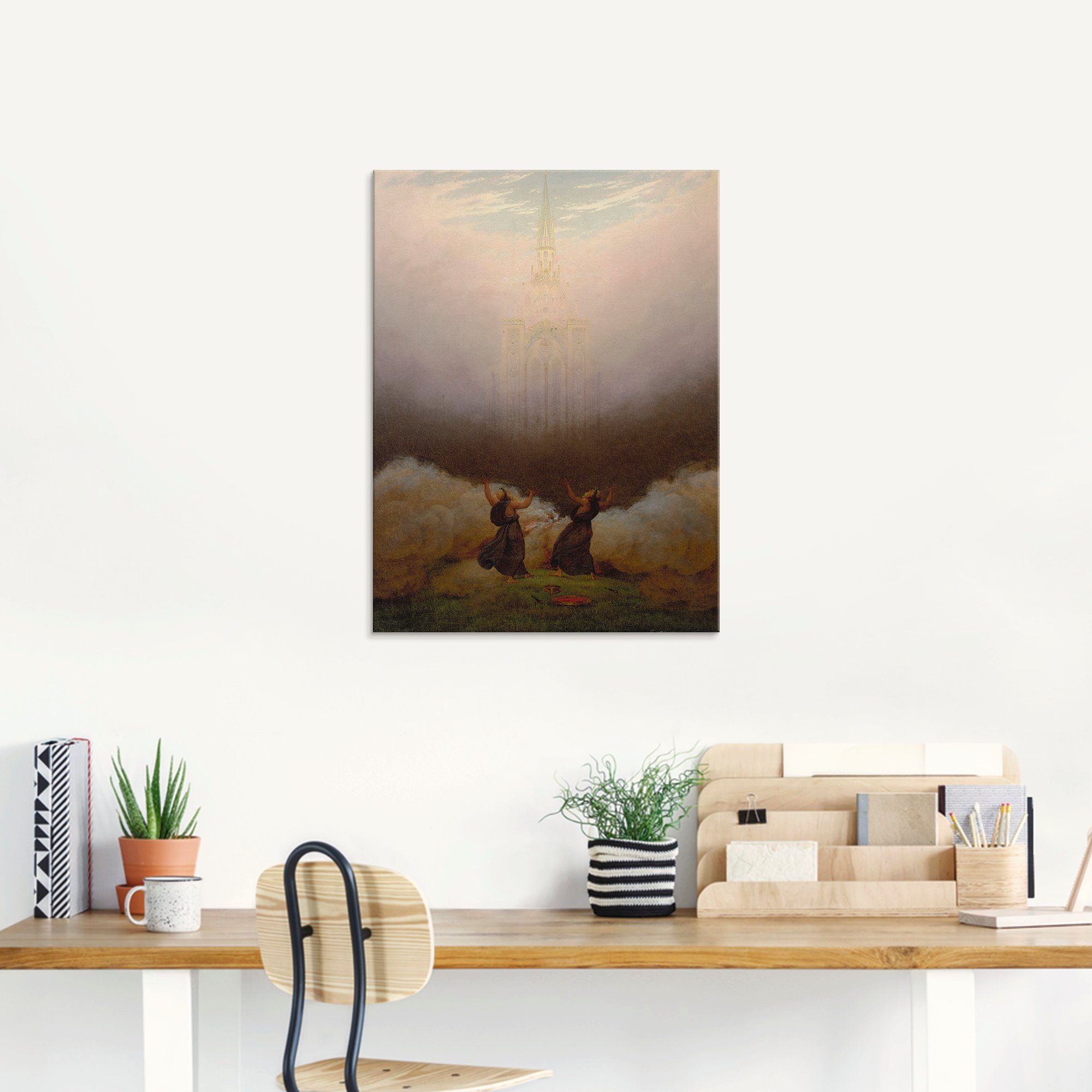 Artland Glasbild »Die Vision der christlichen Kirche«, Religion (1 Stück)-kaufen