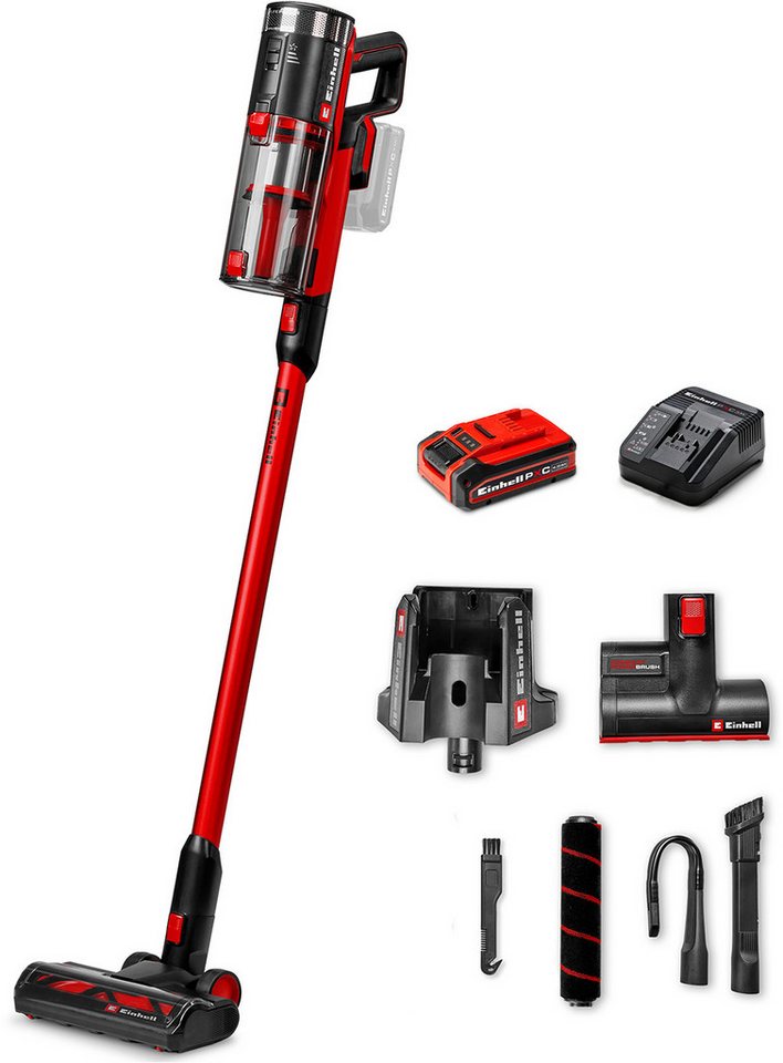 Einhell Akku-Stielstaubsauger TE-SV 18/270 Li BL (1x 4,0Ah), beutellos, inkl. Akku und Ladegerät