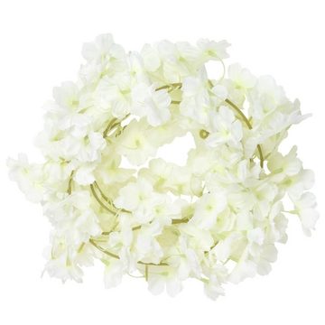 vidaXL Girlanden Künstliche Blumengirlanden 6 Stk Weiß 180 cm