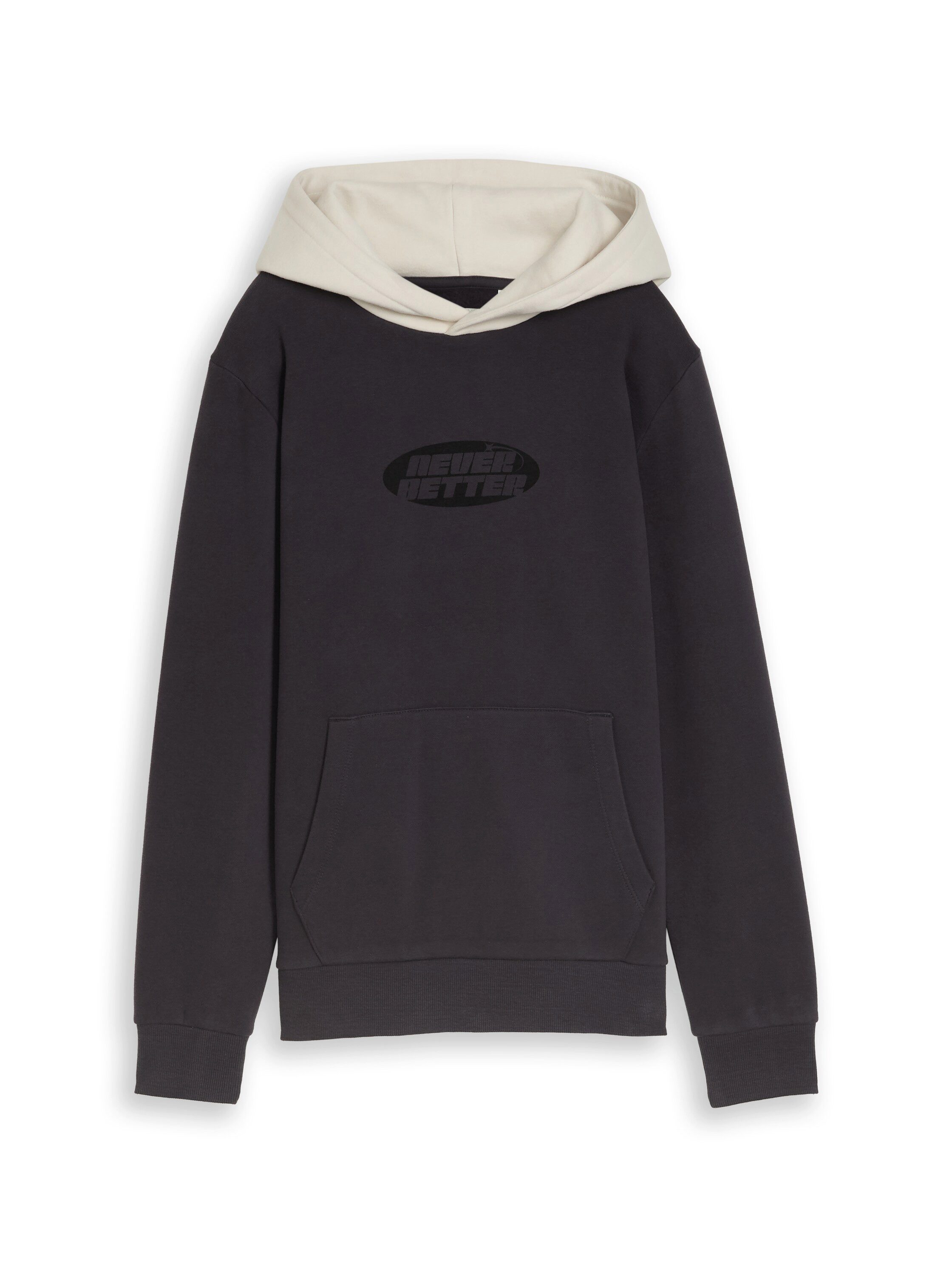 TOM TAILOR Hoodie mit Schriftzug