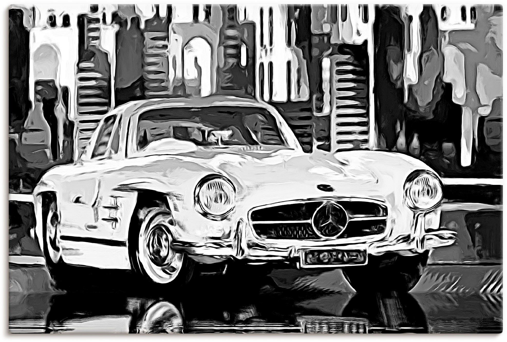 Artland Wandbild 300 SL Flügeltürer, Auto (1 St), als Leinwandbild, Poster in verschied. Größen