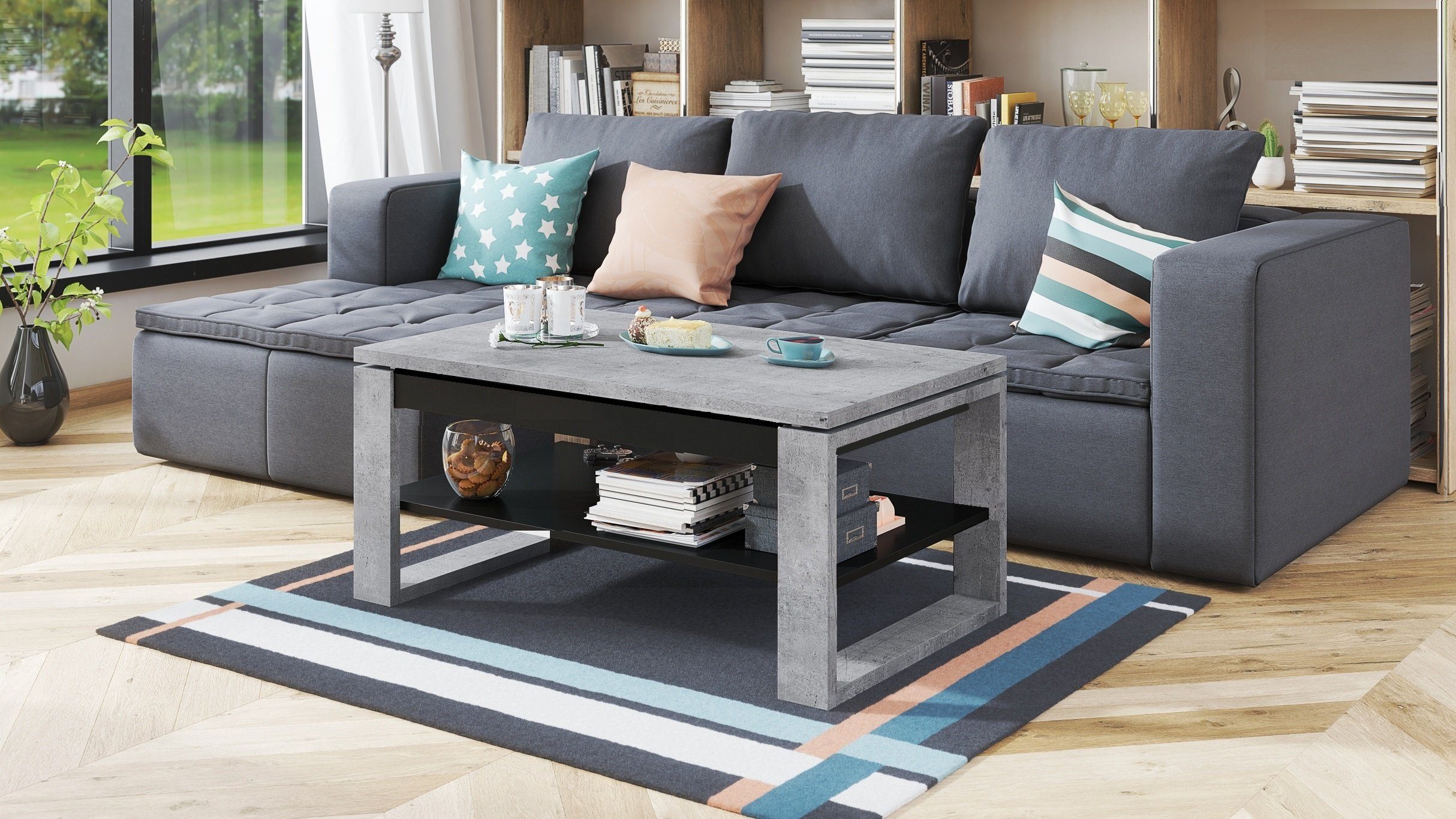 designimpex Couchtisch Design Multifunktionstisch Nuo Arbeitstisch günstig online kaufen