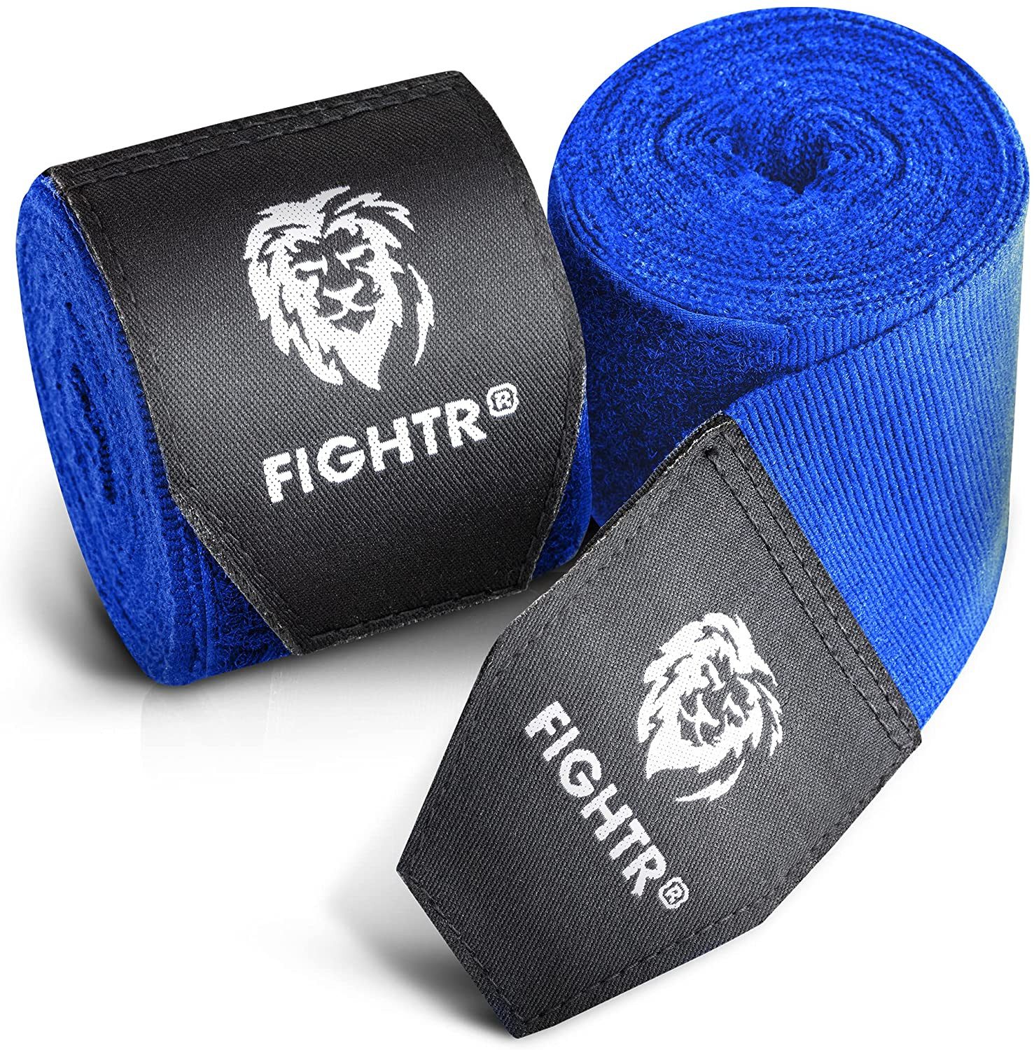 FIGHTR Boxbandagen für max. Stabilität und Sicherheit, 4m halb elastische Bandage