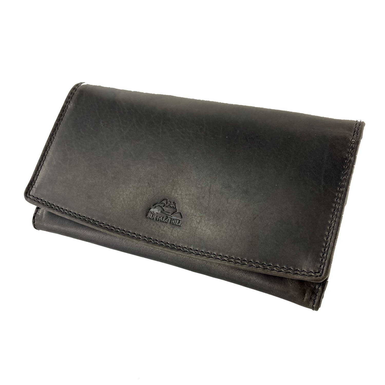 Buffalo Hill Geldbörse Damengeldbörse lang Klassik 2752, echt Leder günstig online kaufen