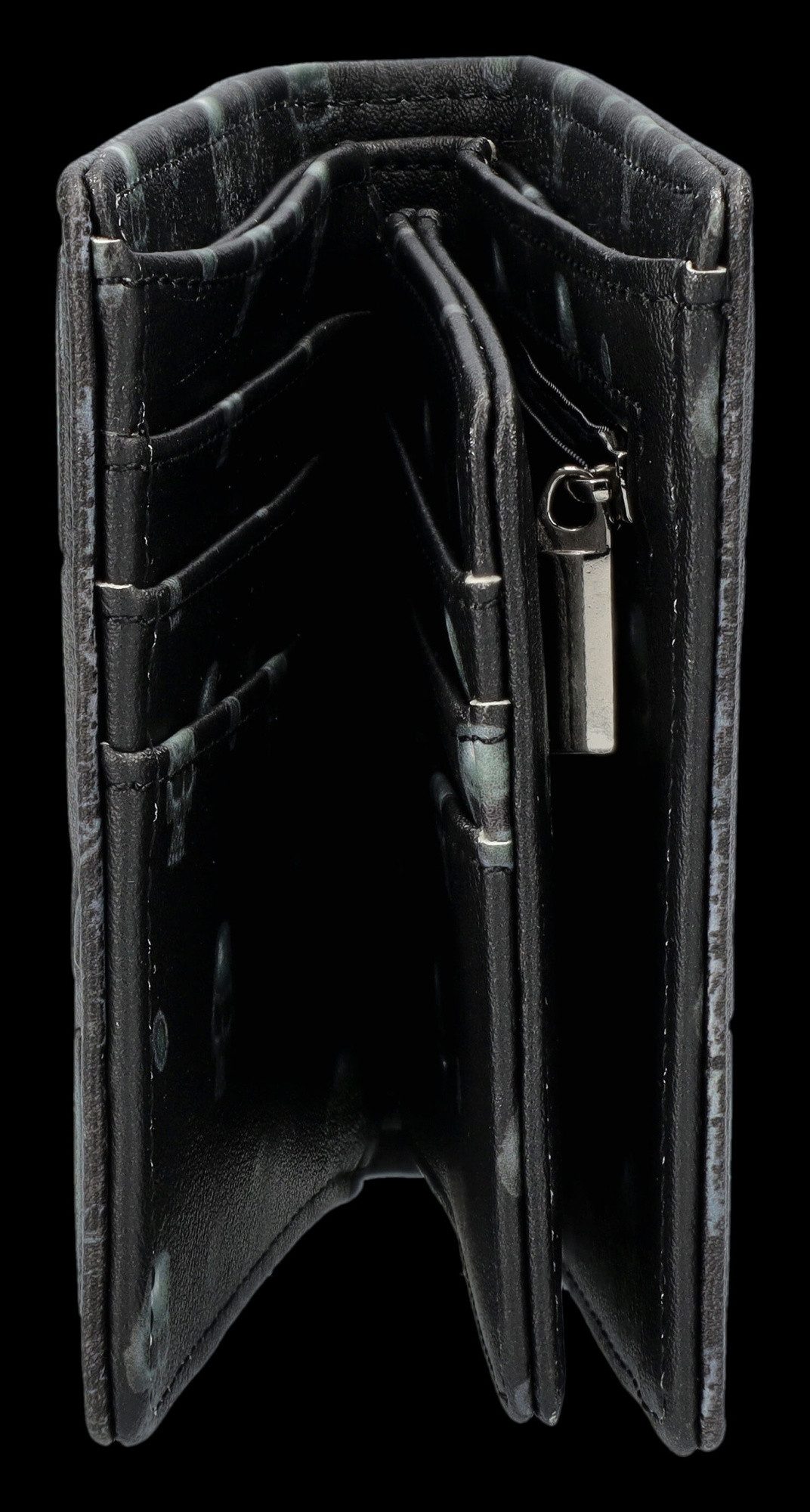 Figuren Shop GmbH Geldbörse Cthulhu Portemonnaie – Dunkles Kunstleder Gothic Geldbeutel 9,5 cm