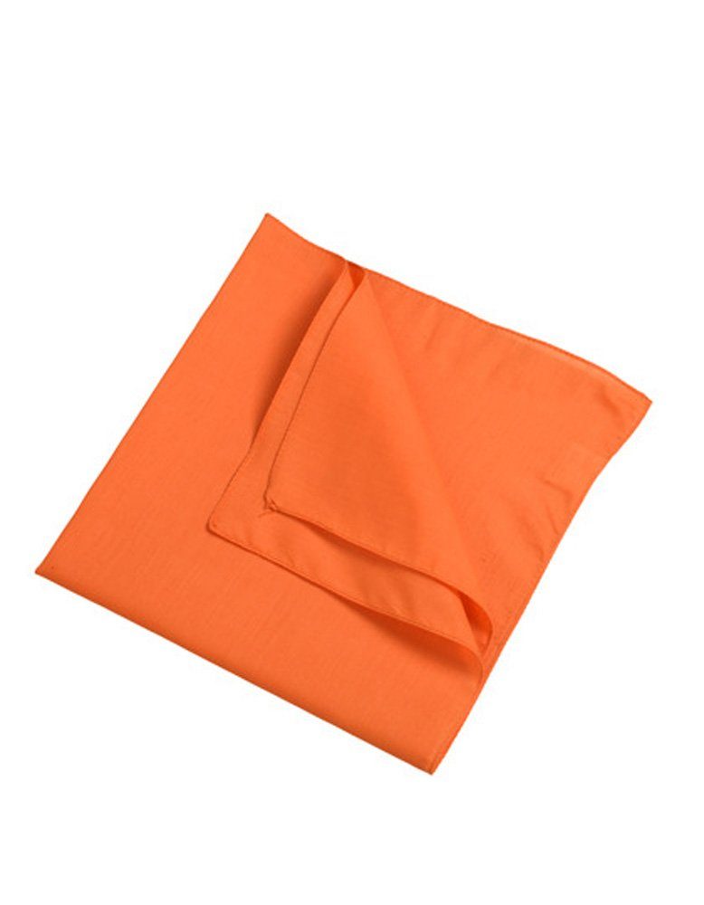 Kopftuch aus Orange Bandana Goodman und Baumwolle Halstuch, Bandana Polyester Design