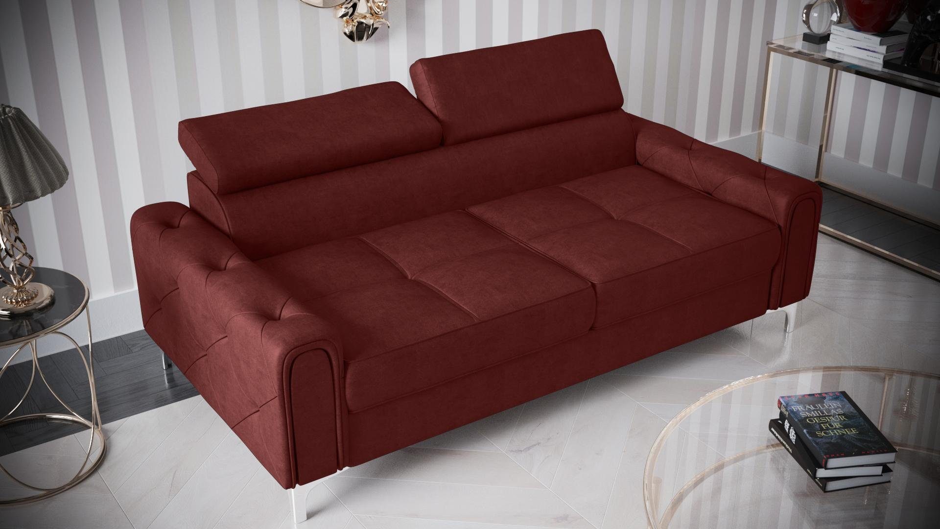 Couchen Rot Sofa 2-Sitzer Couch JVmoebel Möbel | Rot Rot Made Polster | Sitz, in Sofa Europe Luxus Designer Sofa