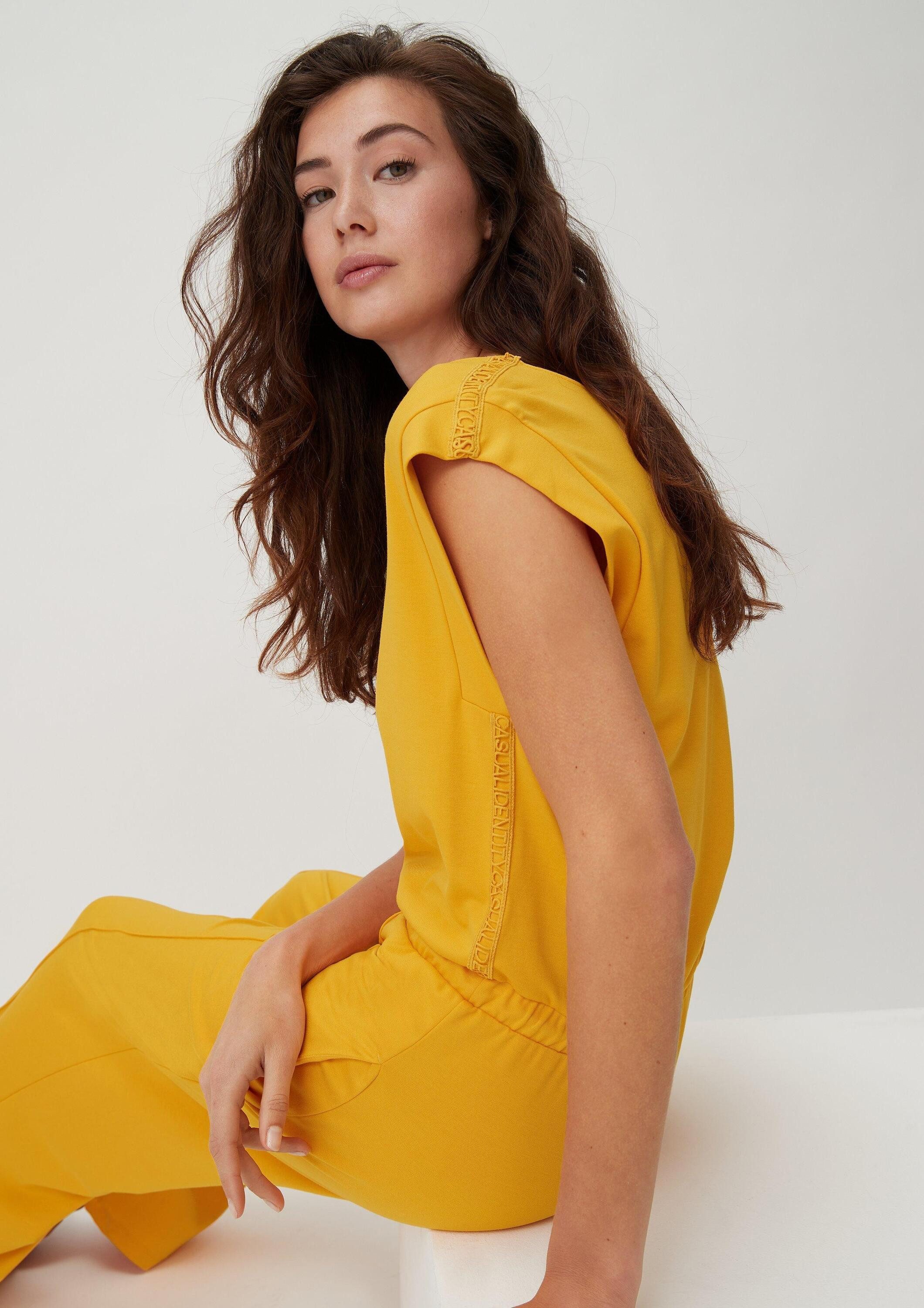 comma Jumpsuit Overall Overall aus Jersey mit Viskose