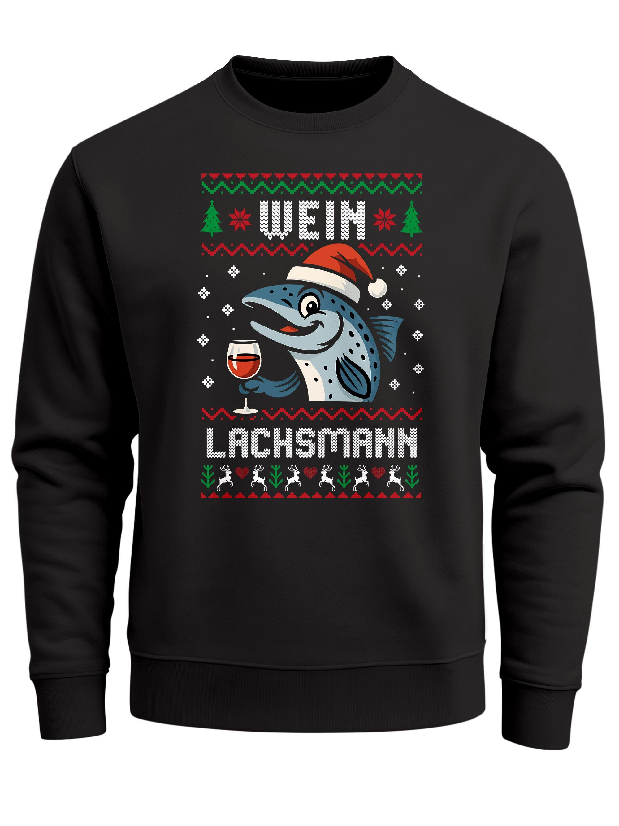 Sweatshirt Sweatshirt Herren Weihnachtspullover Ugly Christmas Sweater Spruch