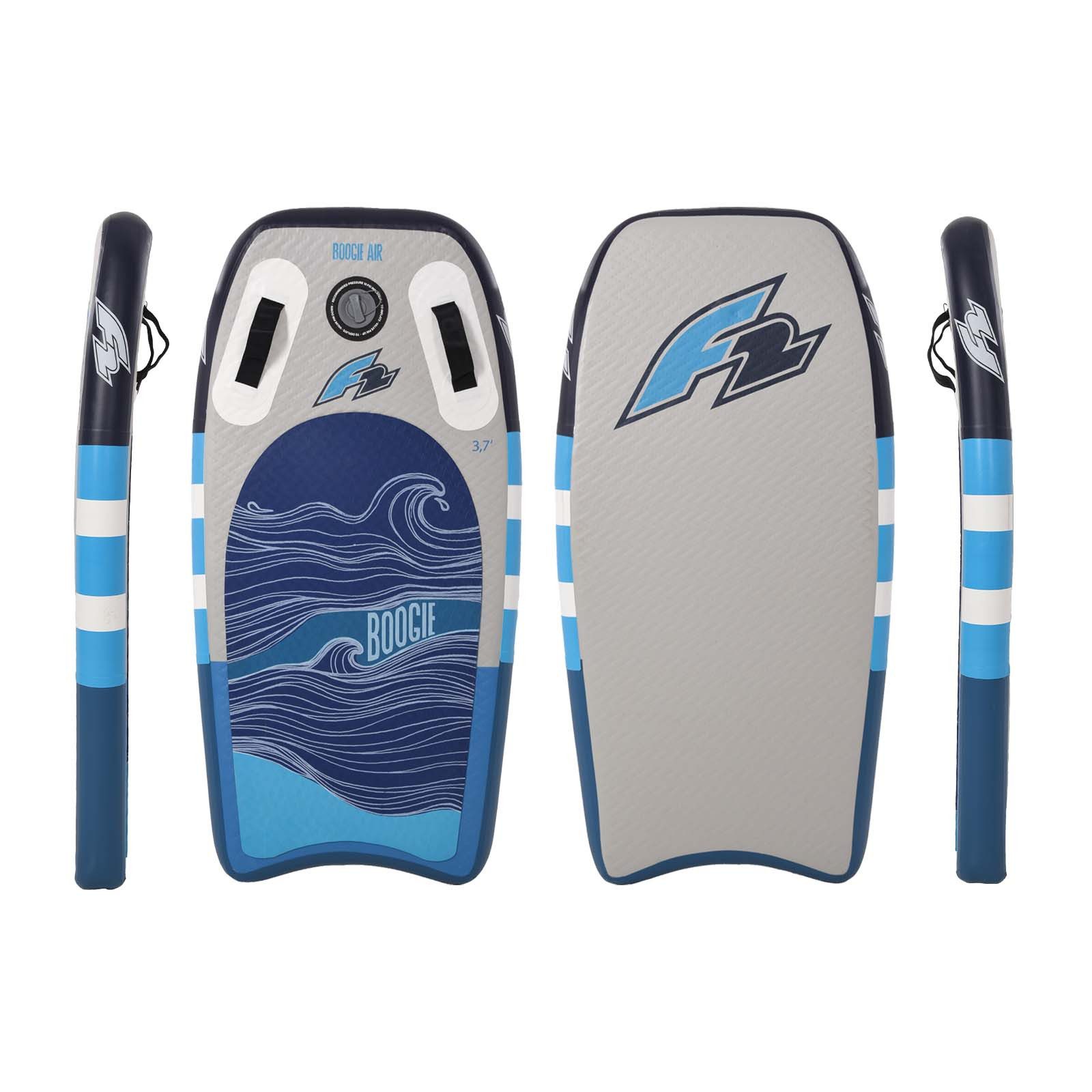 F2 Wellenreiter F2 Inflatable Body Board Boogie Board Air 3,7 Blau