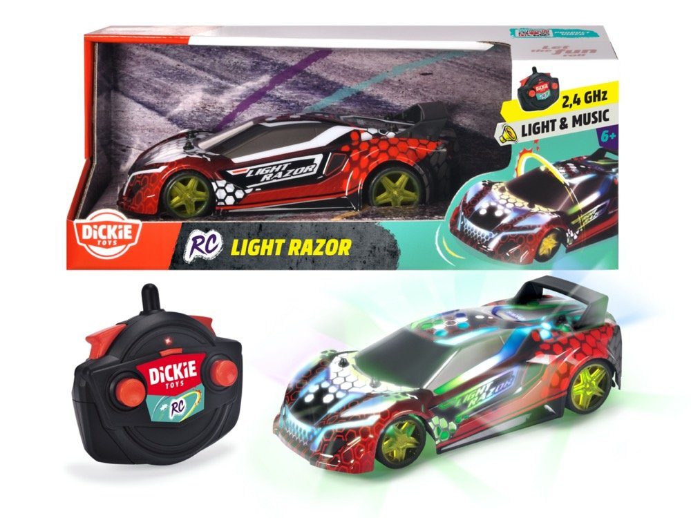 Dickie Toys Spielzeug-Auto Go Crazy RC Light Razor 201105002