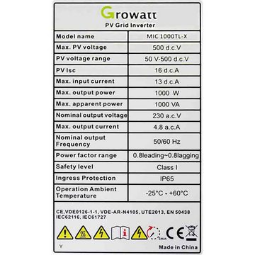 Lieckipedia 1000 Watt Plug & Play Solaranlage mit Unterputzsteckdose, Growatt Wech Solar Panel, Schindeltechnik