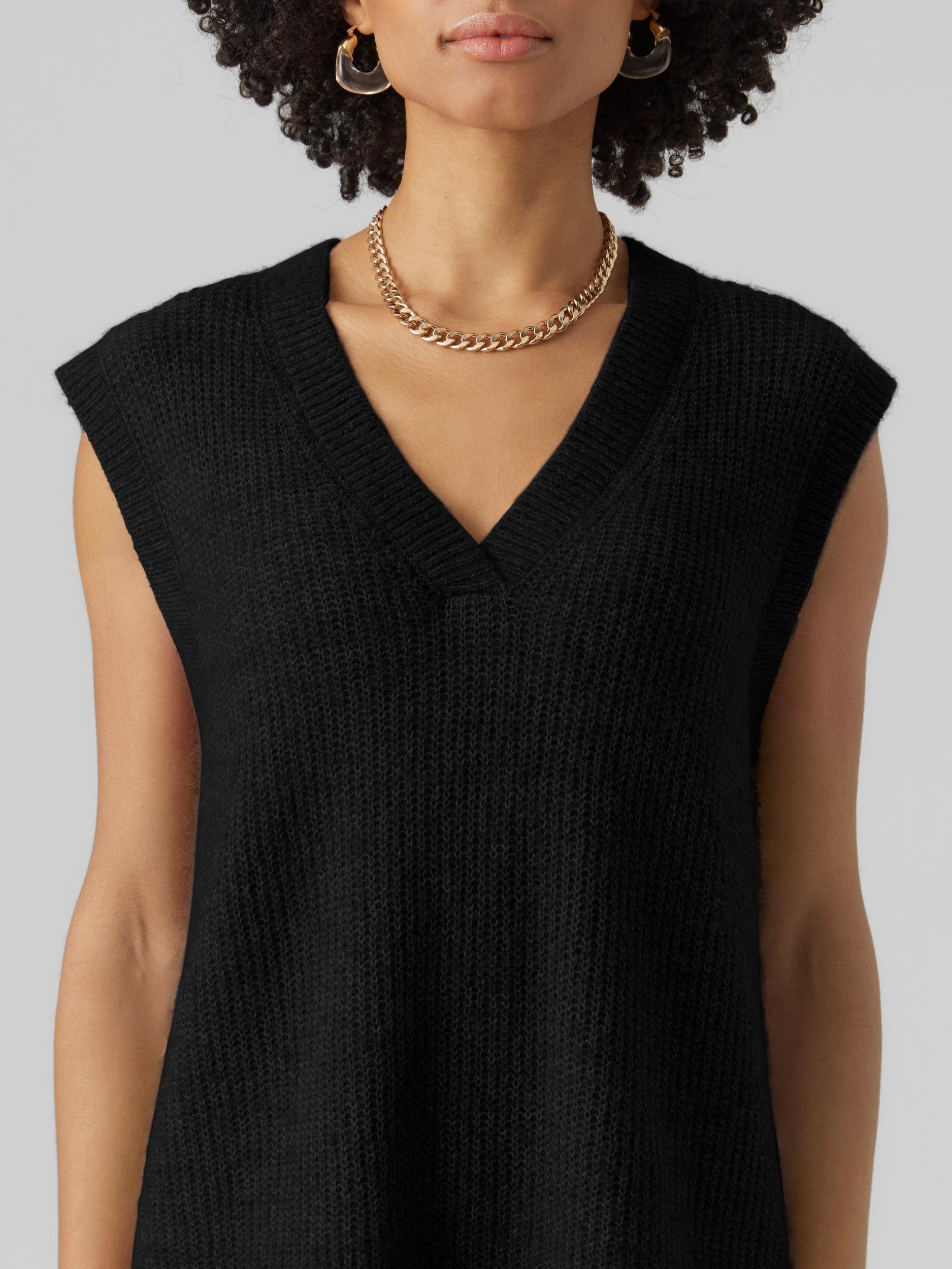 SL VMMILI VEST V-NECK BOO Moda Pullunder Black Vero GA