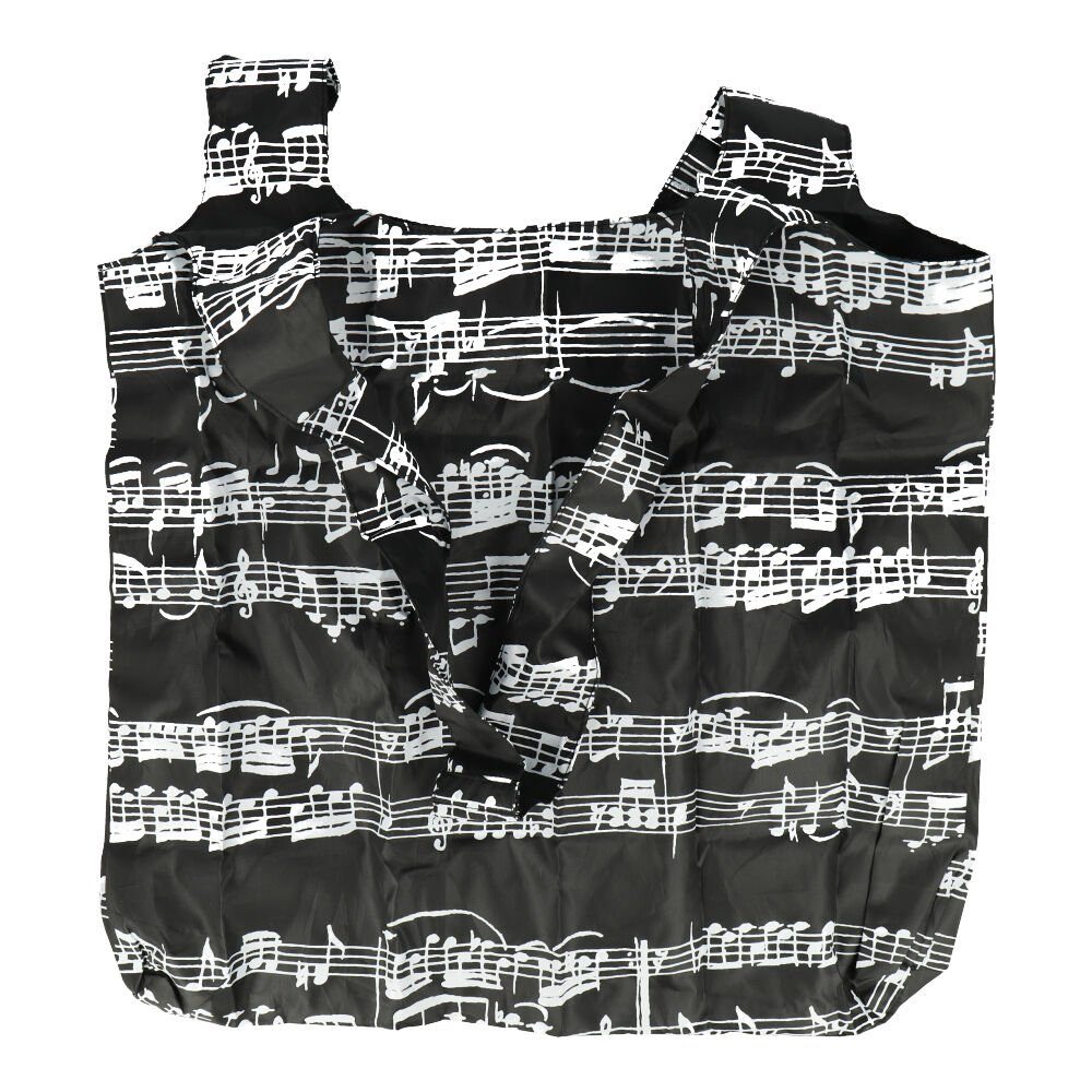 Tragetasche Notenmotiven, mugesh Tasche Shopping-Bag für mit Musiker