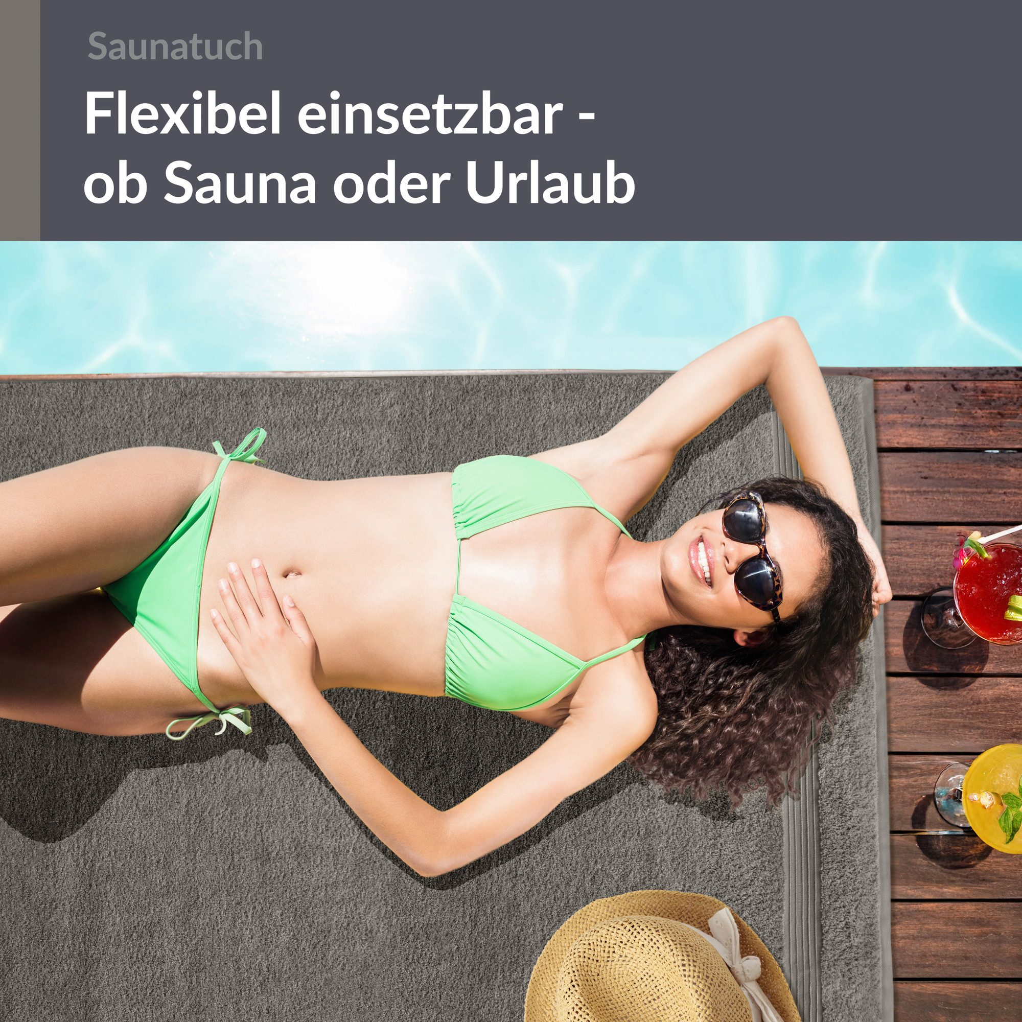 Lashuma Saunatuch XXL Handtuch, Frottee (1-St), Badetuch Damen & Badehandtu günstig online kaufen