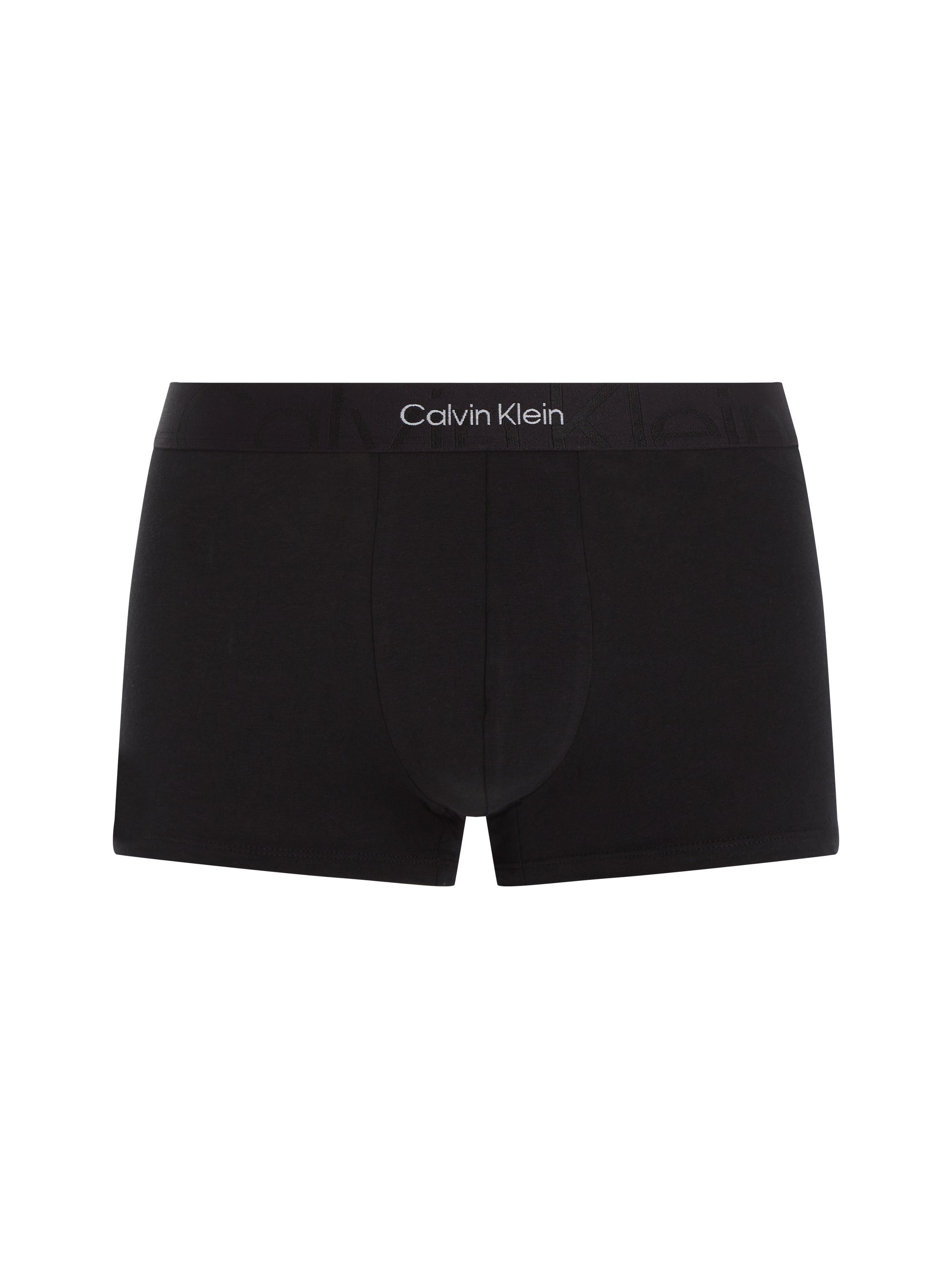 Boxer am Underwear mit schwarz Logoschriftzug Klein Calvin Wäschebund