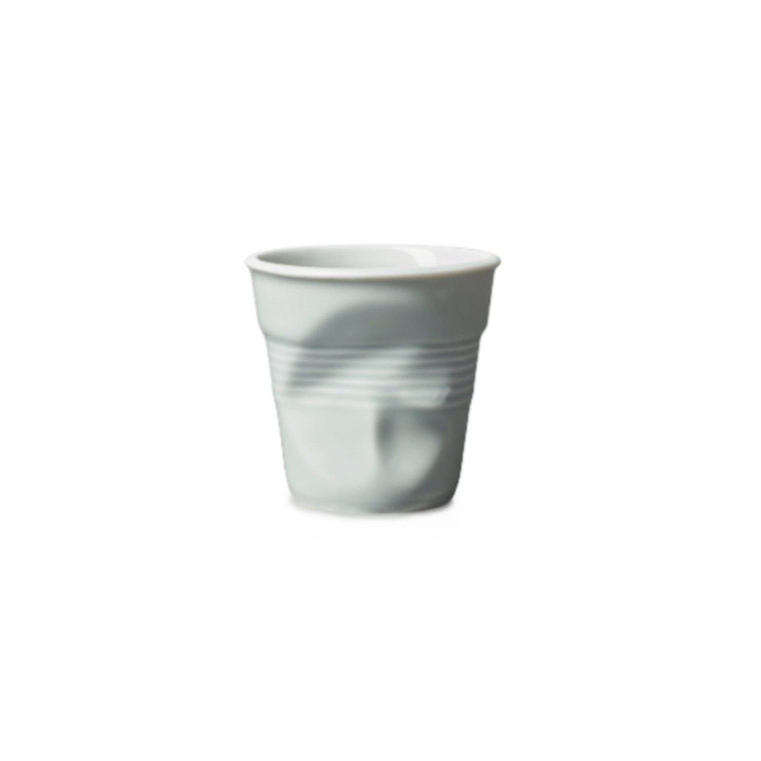 REVOL Espressotasse Knickbecher Tasse Espresso gris ciel 80ml, Porzellan