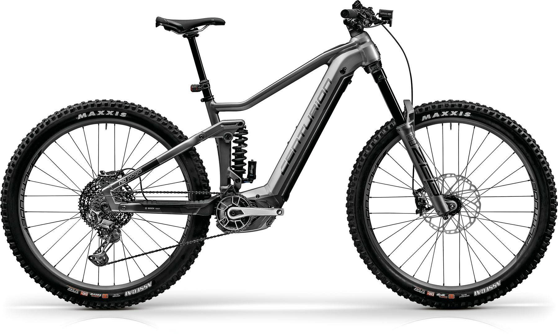 Centurion E-Bike E-Mountainbike No Pogo R3700i grau/anthrazit 29" 750 Wh Diamant, 11 Gang Shimano Shimano Deore XT RD-M8130-11 Linkglide Schaltwerk