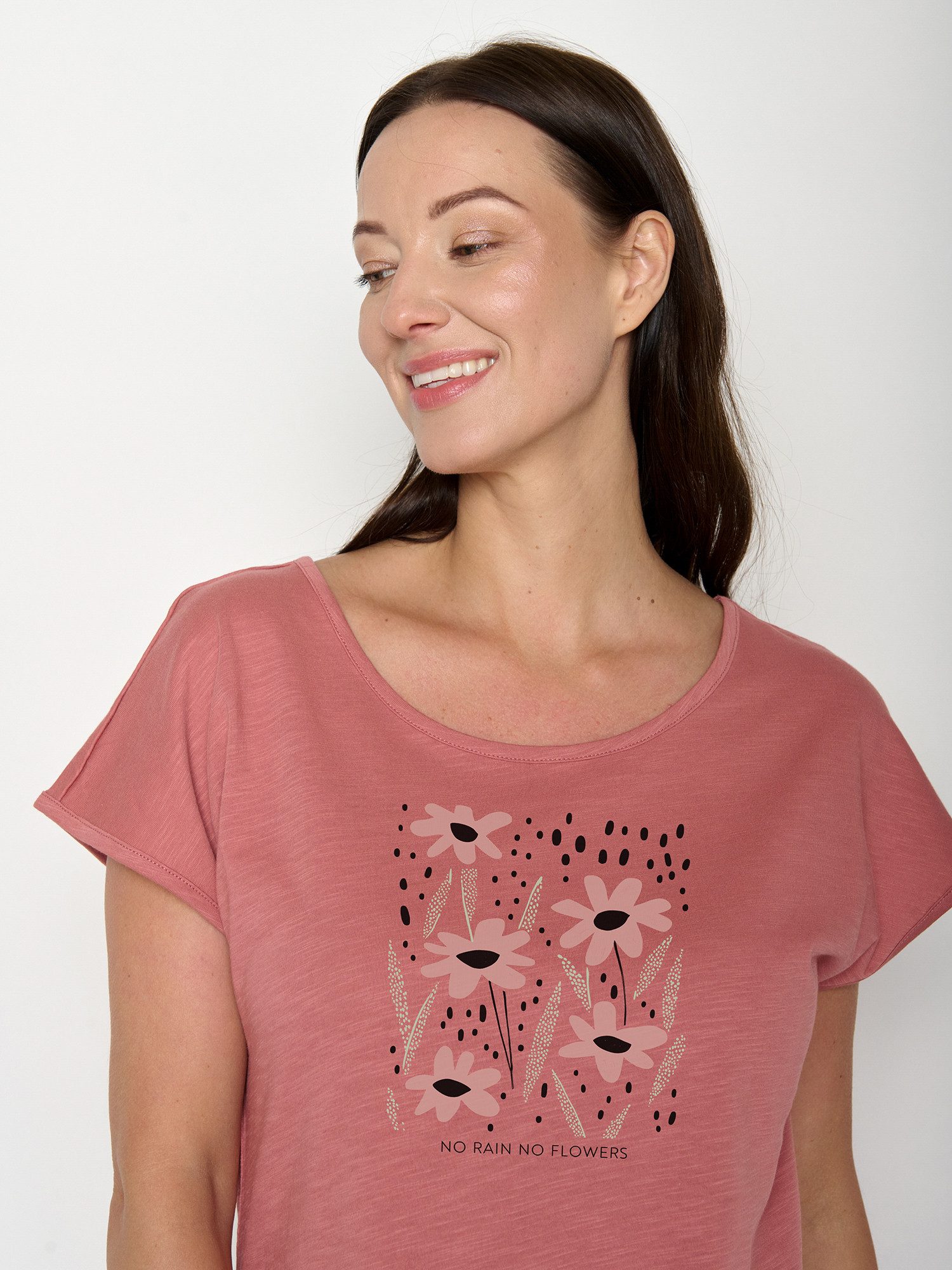 GreenBomb T-Shirt Cool No Rain (1-tlg) Rundhalsausschnitt, Bio-Baumwolle, GOTS Zertifiziert